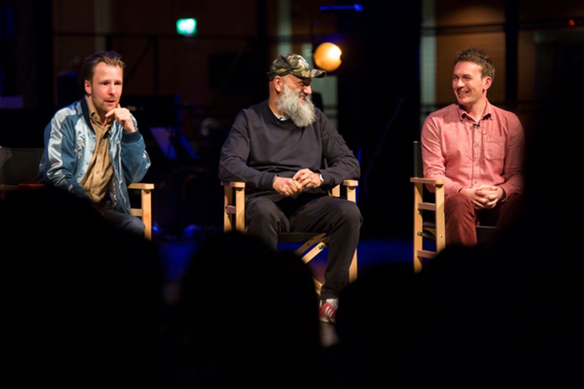 Nikolai Foster, Riaz Khan, Dougal Irvine at 