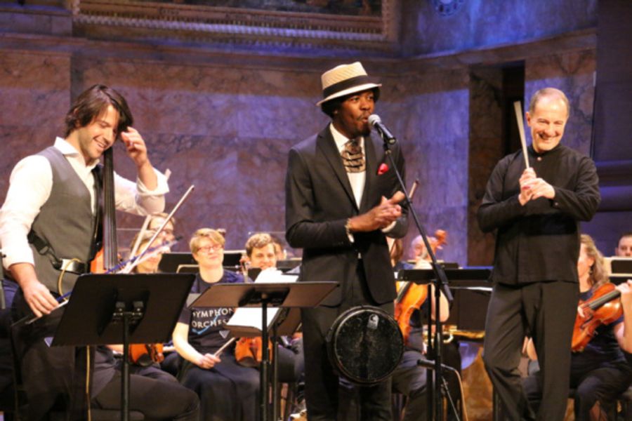 Photo Flash: Beatboxer And Electric Cellist Mix It Up At The PSO BRAVO! School Day Concert  Image