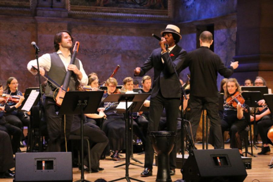 Photo Flash: Beatboxer And Electric Cellist Mix It Up At The PSO BRAVO! School Day Concert  Image