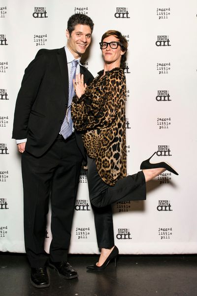 Tom  Kitt  and  Alanis  Morissette Photo