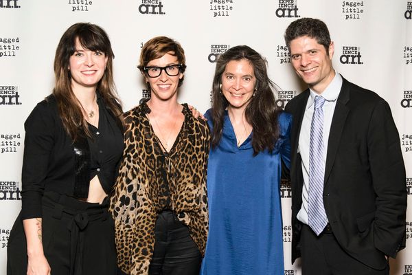Diablo  Cody,,  Alanis  Morissette, Diane  Paulus   and  Tom  Kitt Photo