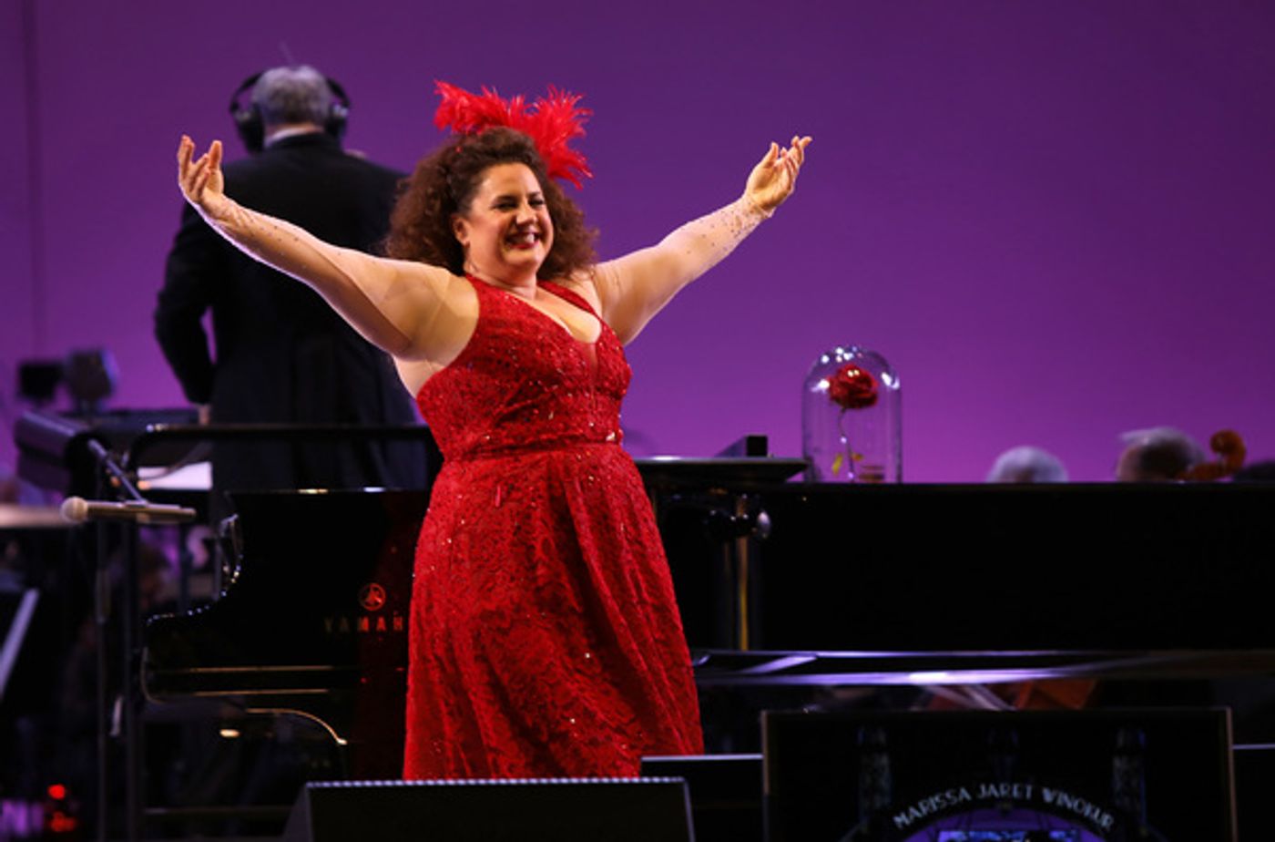 Photo Flash: Zooey Deschanel, Kelsey Grammer, Jane Krakowski, Taye Diggs, Rebel Wilson, Anthony Evans And More Sing BEAUTY AND THE BEAST at The Hollywood Bowl!  Image