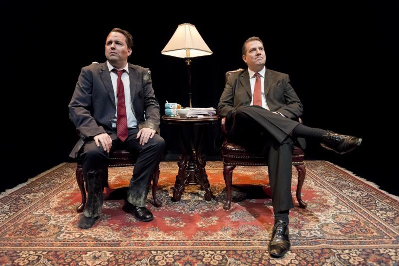 Review: JIM LEHRER AND THE THEATER AND ITS DOUBLE AND JIM LEHRER'S DOUBLE - Double the Jims, Double the Fun  Image