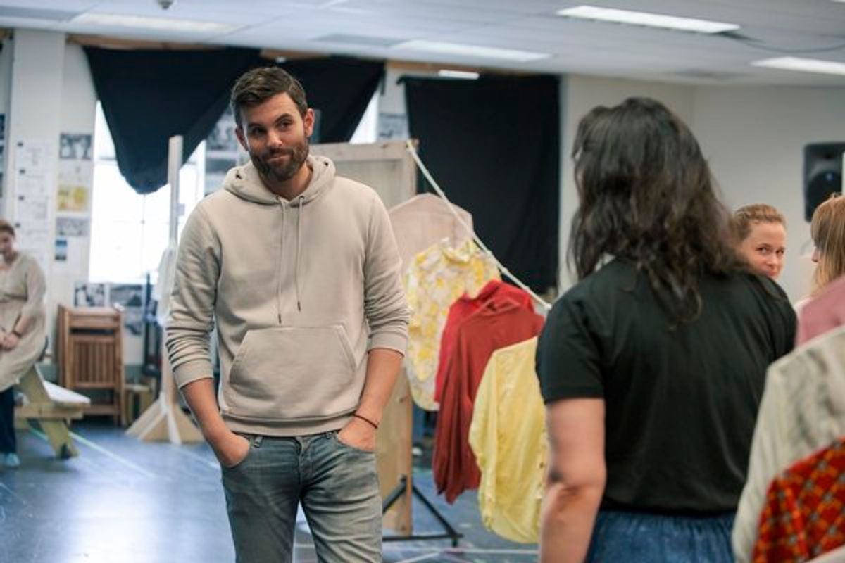 Zak Resnick (Walker) and Molly Hager (Bunny) at 