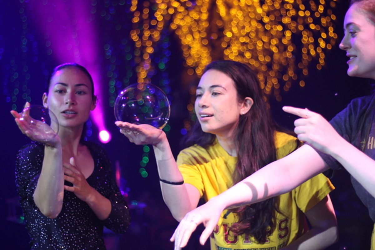 Melody Yang, Julie Ann Earls,  Eleanor Philips at 