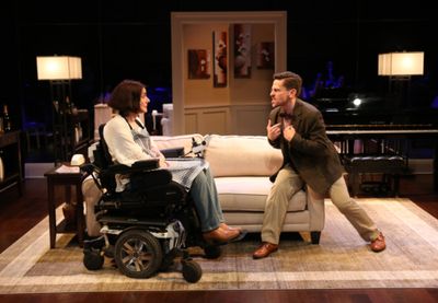 Ann Marie Morelli & Stephen Drabicki in THE FOURTH WALL. Photo by Carol Rosegg. Photo