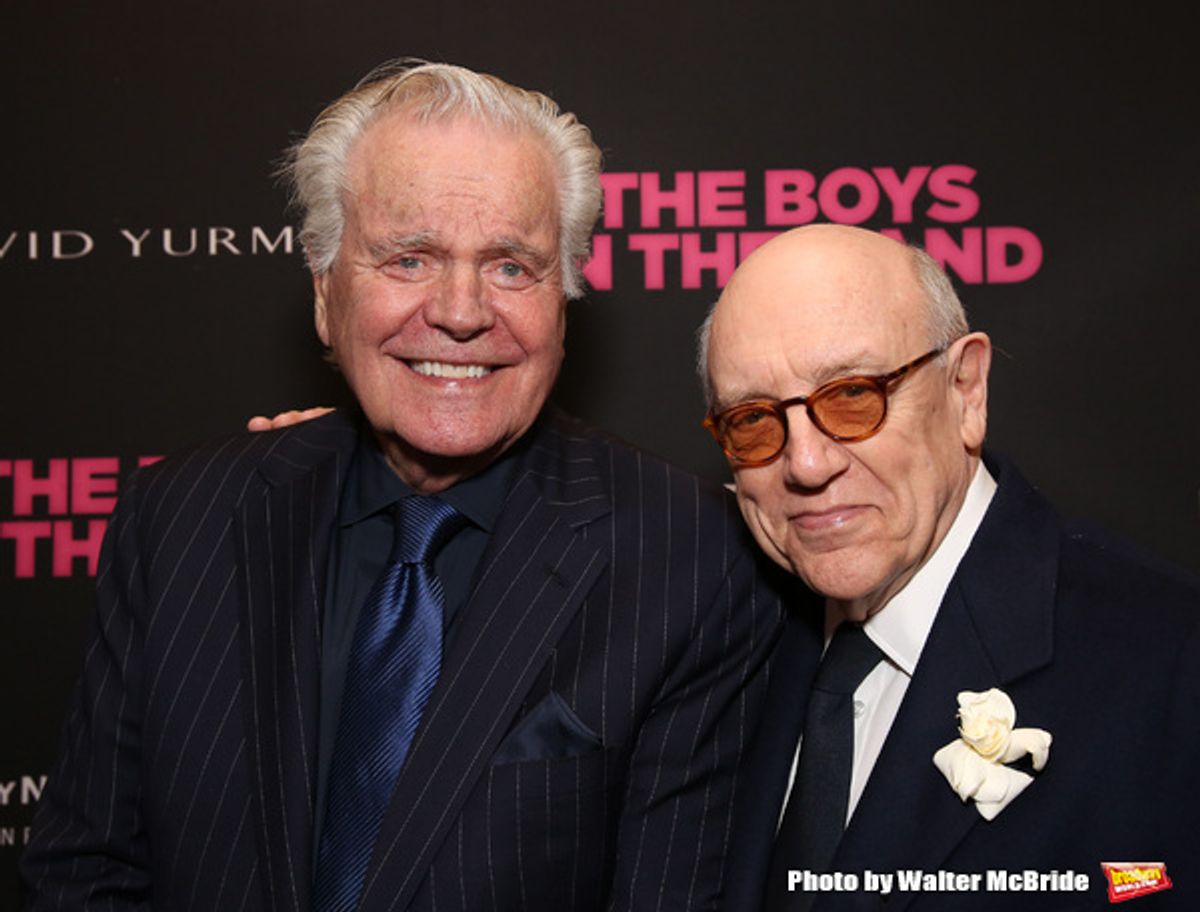 Robert Wagner and Mart Crowley at 