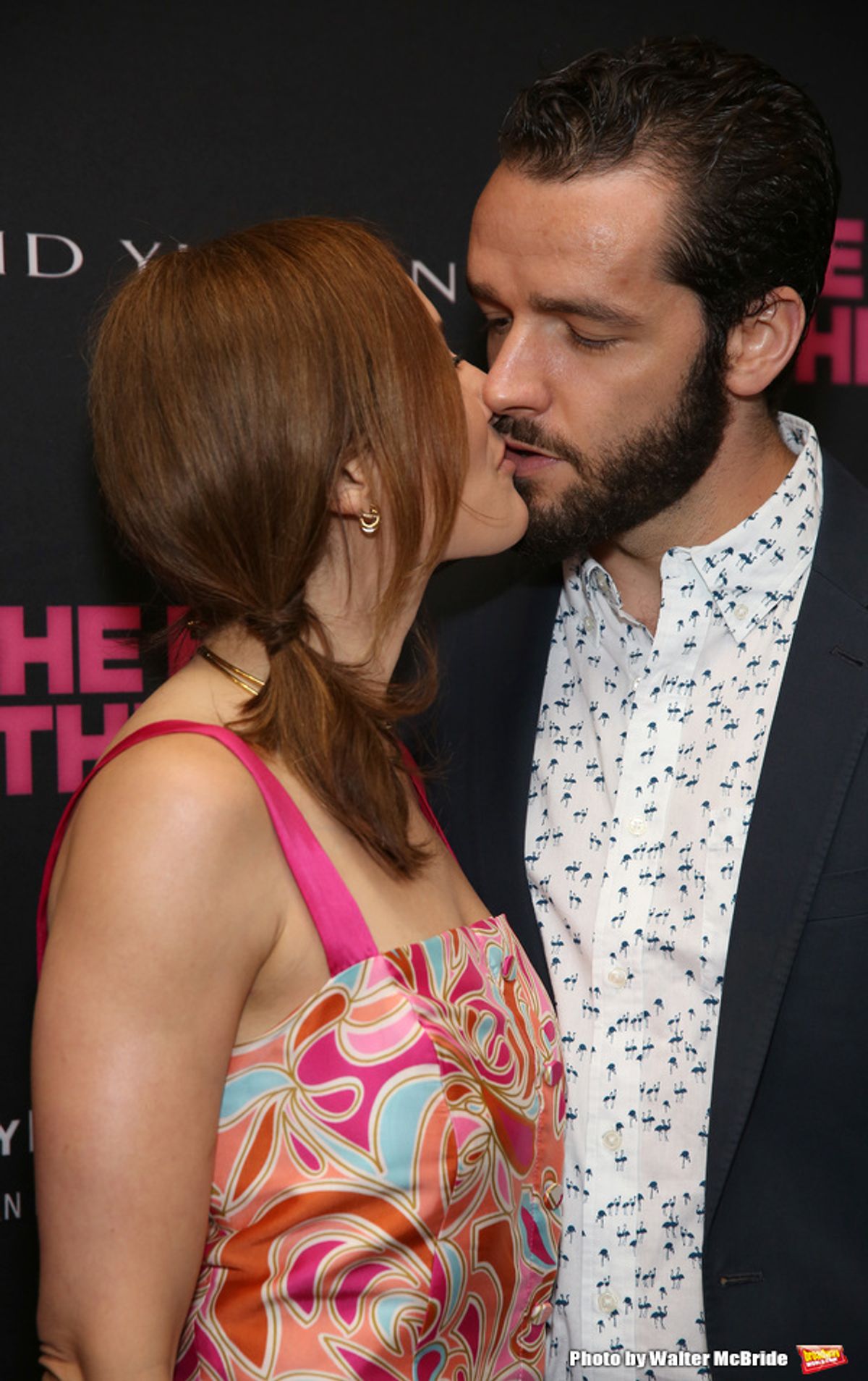 Laura Benanti and Patrick Brown  at 