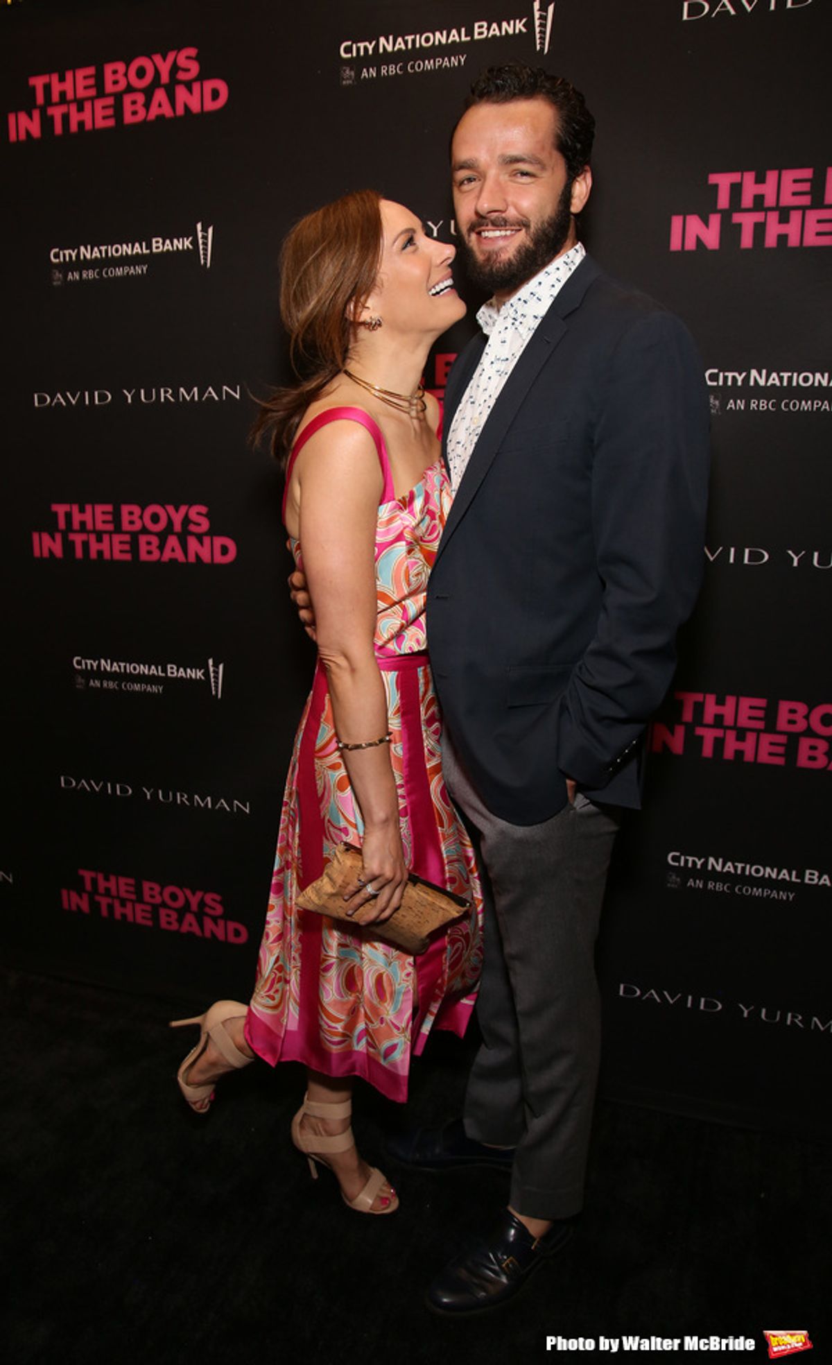 Laura Benanti and Patrick Brown at 