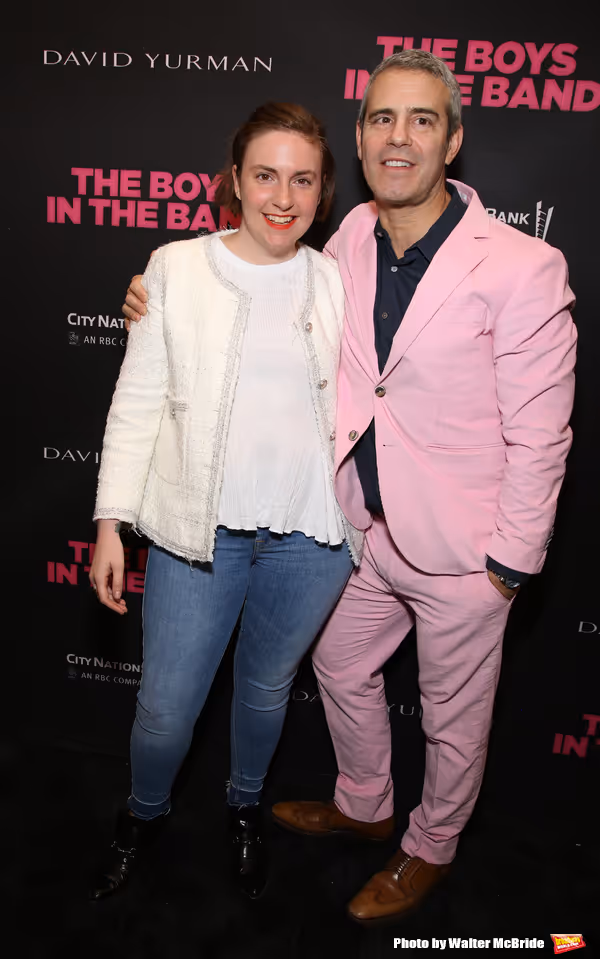 Lena Dunham and Andy Cohen  Photo
