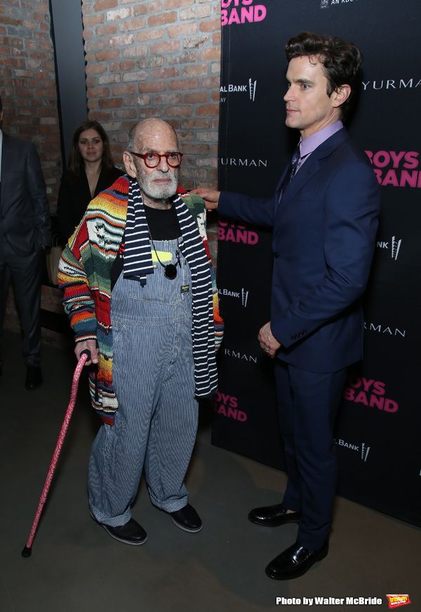 Larry Kramer and Matt Bomer Photo