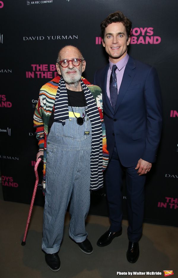 Larry Kramer and Matt Bomer  Photo