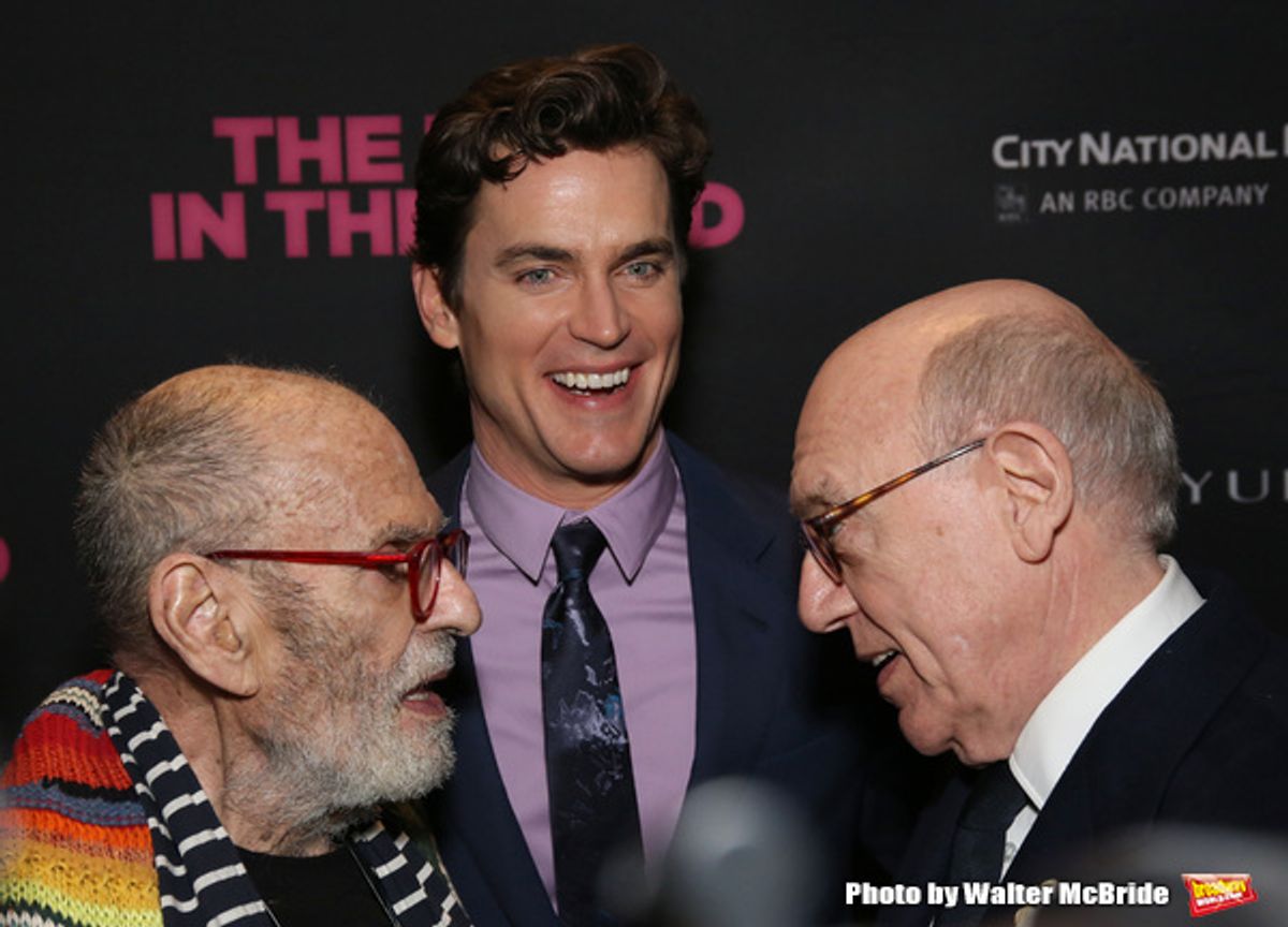 Larry Kramer, Matt Bomer and Mart Crowley at 