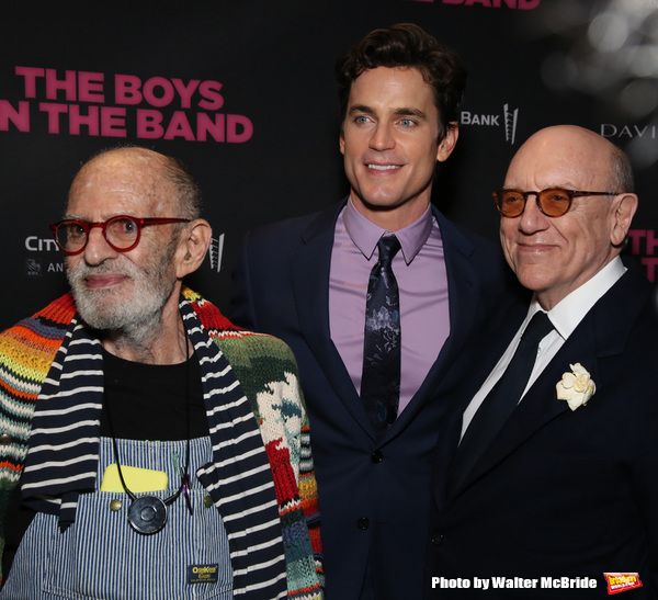 Larry Kramer, Matt Bomer and Mart Crowley Photo