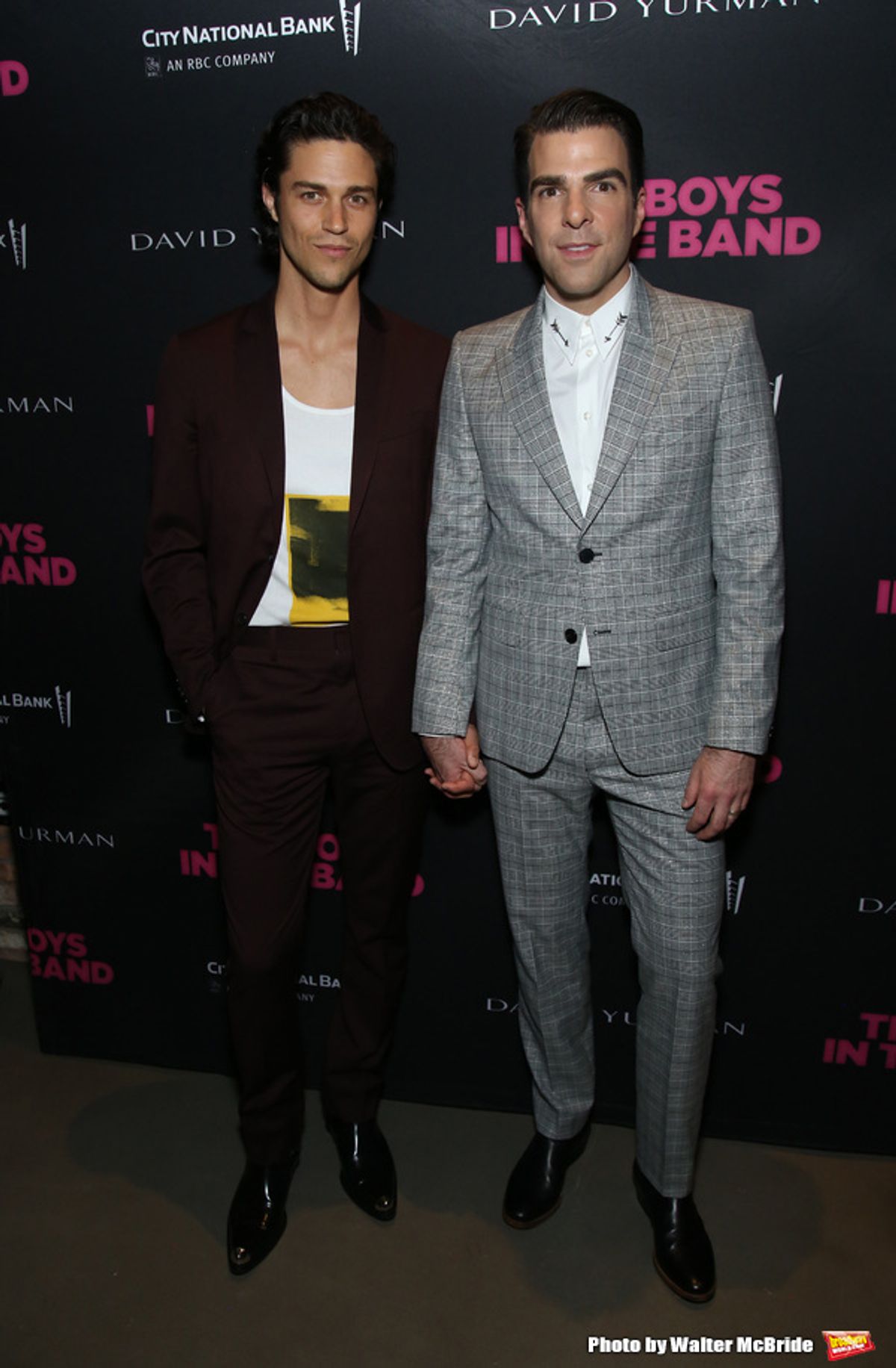 Miles McMillan and Zachary Quinto at 