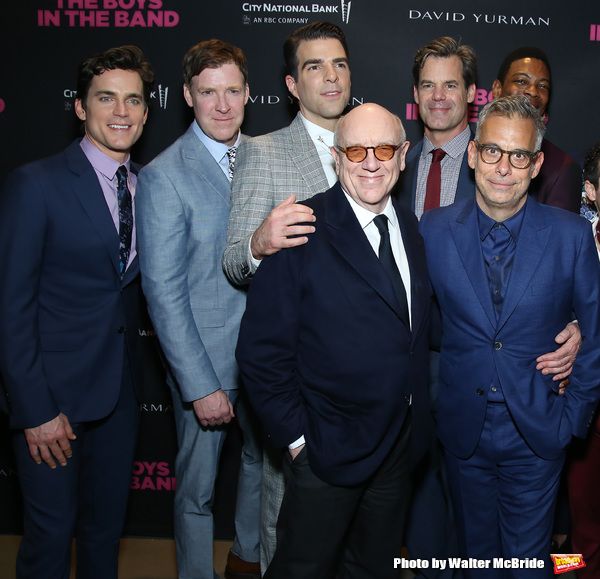Matt Bomer, Brian Hutchison, Zachary Quinto, Mart Crowley, Joe Mantello, Tuc Watkins, Photo
