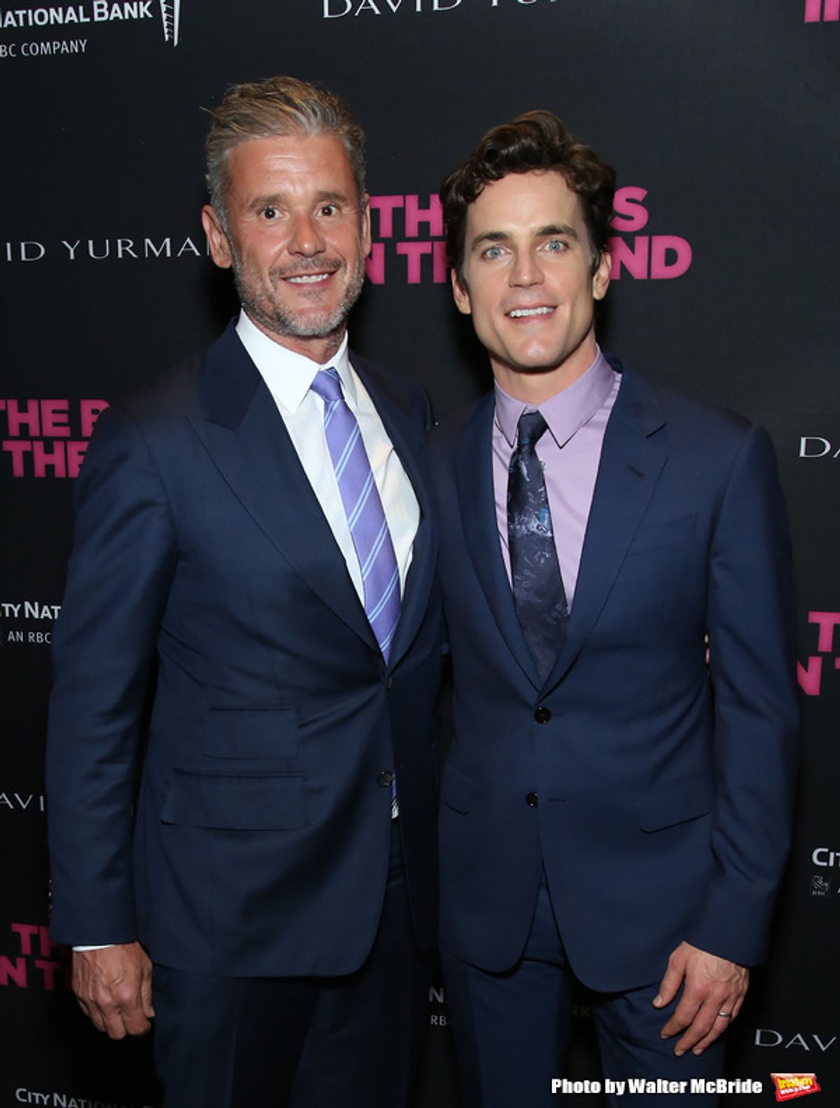 Simon Halls and Matt Bomer at 