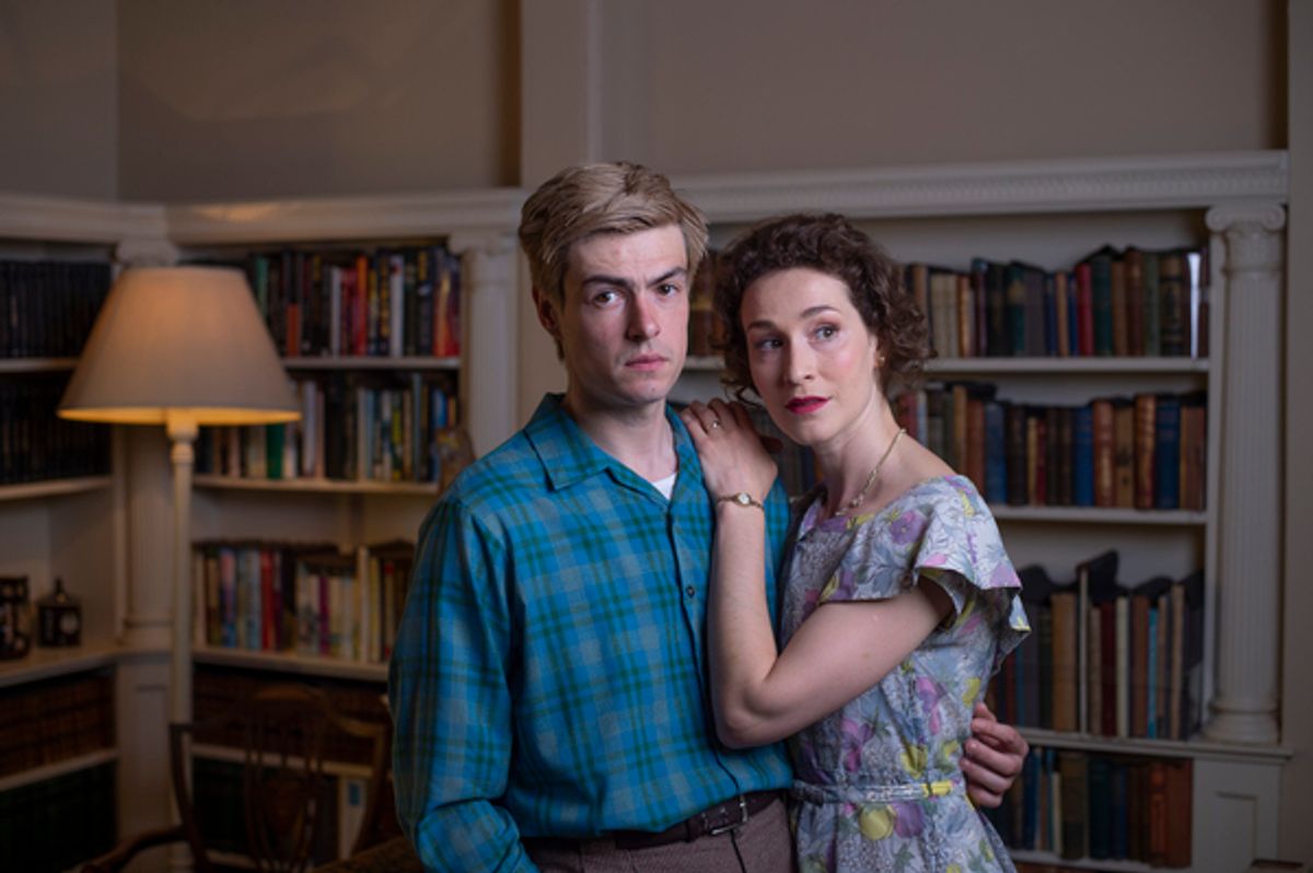 Sam Frenchum (Bruce Lovell) and Helen Bradbury (Cecily Harrington) at 