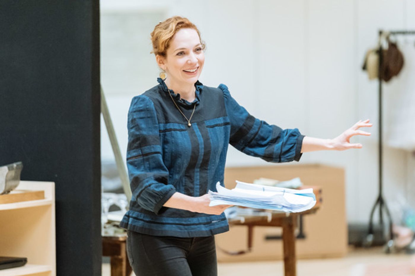 Photo Flash: In Rehearsal with Katherine Parkinson and the Cast of HOME, I'M DARLING  Image