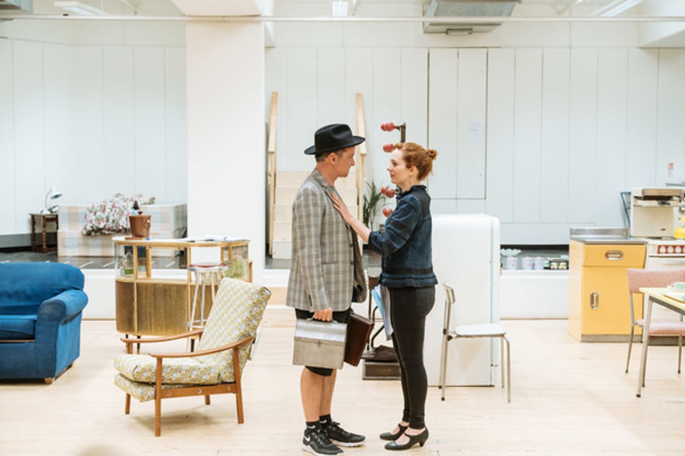 Photo Flash: In Rehearsal with Katherine Parkinson and the Cast of HOME, I'M DARLING  Image