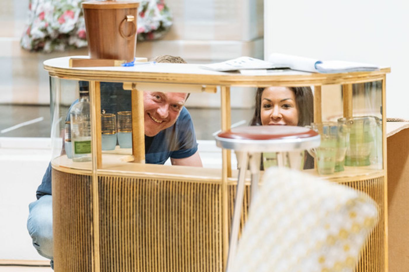 Photo Flash: In Rehearsal with Katherine Parkinson and the Cast of HOME, I'M DARLING  Image