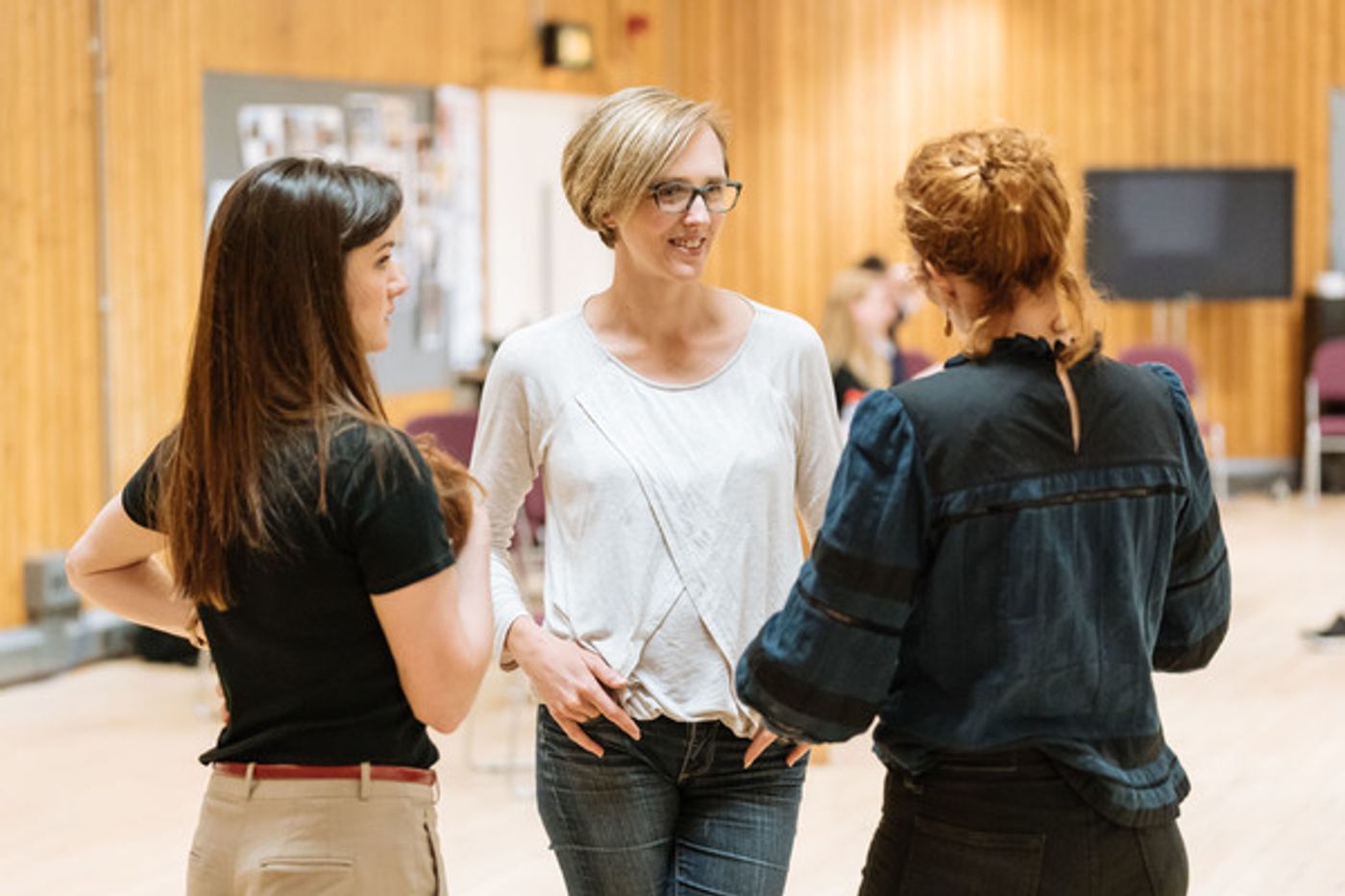 Photo Flash: In Rehearsal with Katherine Parkinson and the Cast of HOME, I'M DARLING  Image
