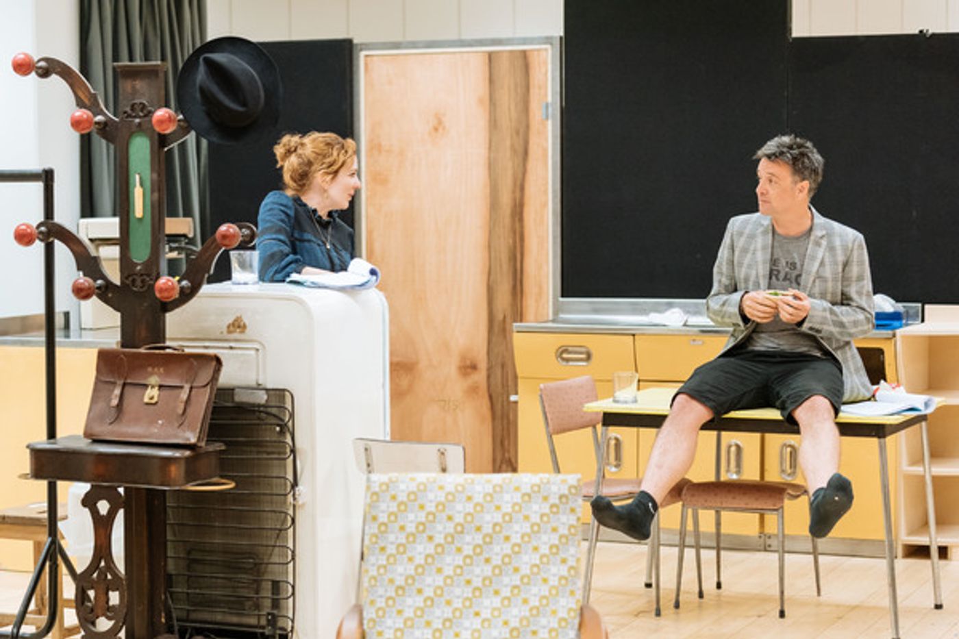 Photo Flash: In Rehearsal with Katherine Parkinson and the Cast of HOME, I'M DARLING  Image
