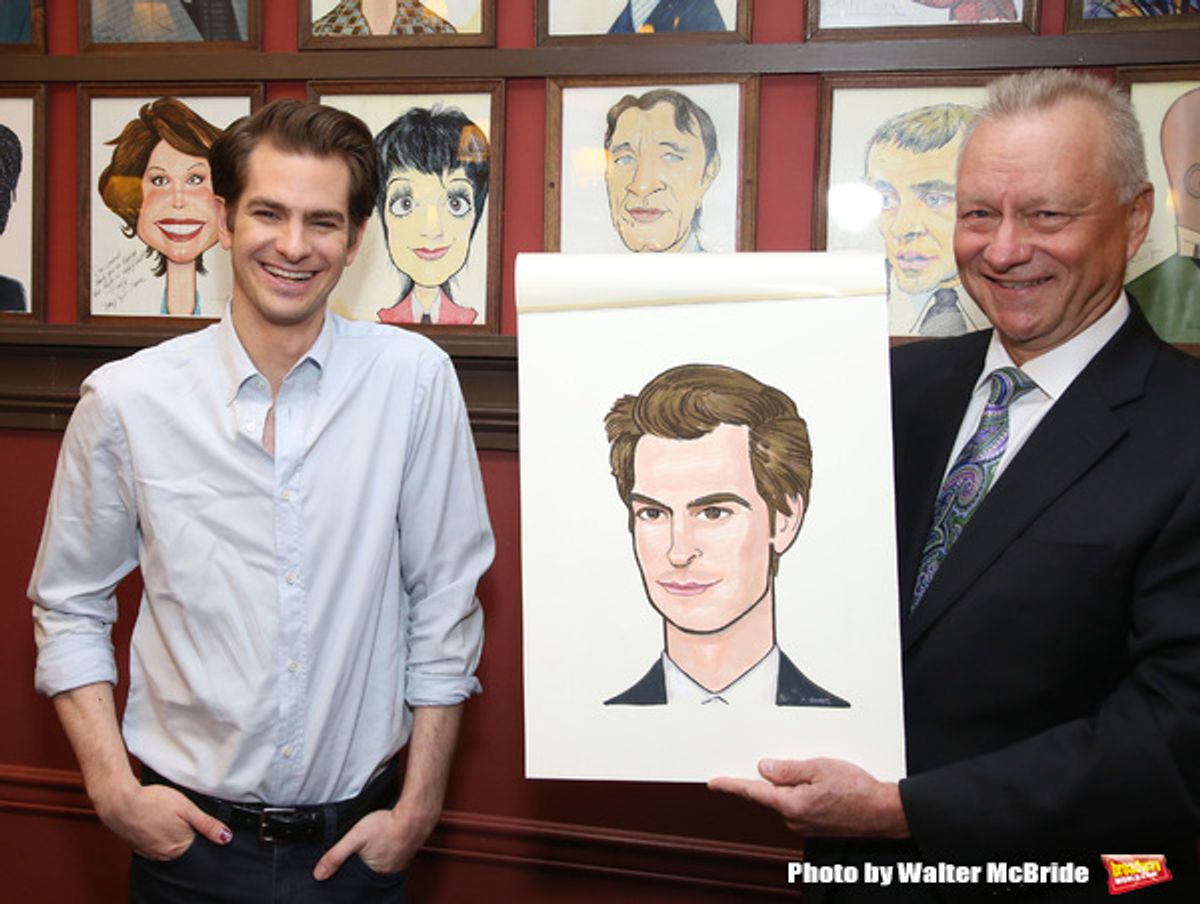 Andrew Garfield and Max Klimavicius  at 