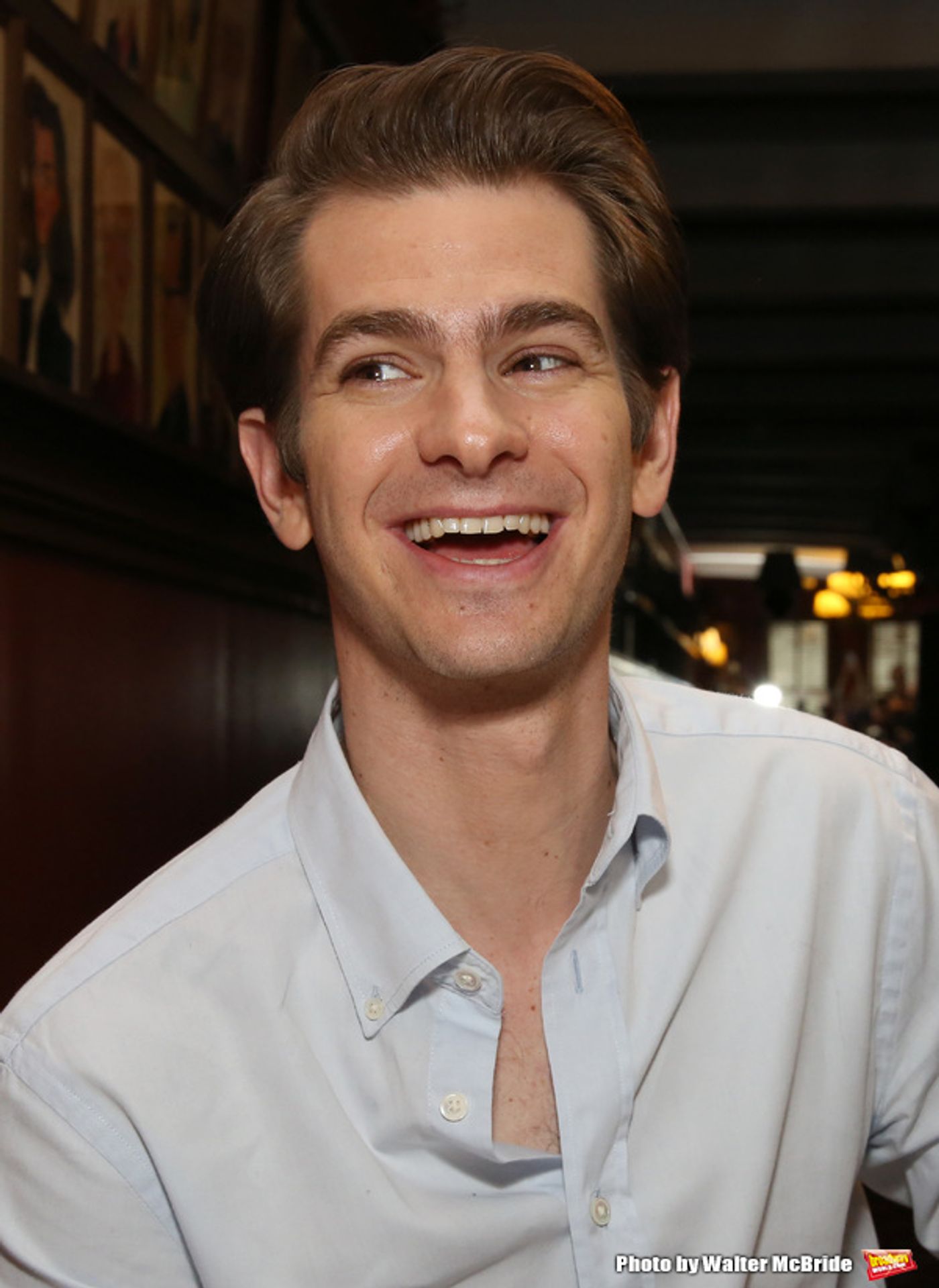 Photo Coverage: ANGELS IN AMERICA Star Andrew Garfield Celebrates His Sardi's Portrait!  Image