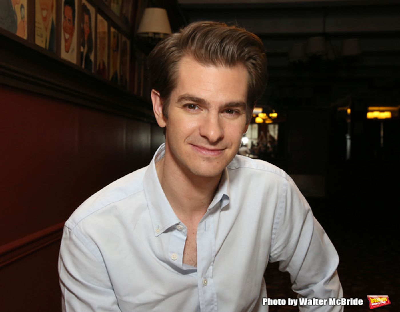 Photo Coverage: ANGELS IN AMERICA Star Andrew Garfield Celebrates His Sardi's Portrait!  Image