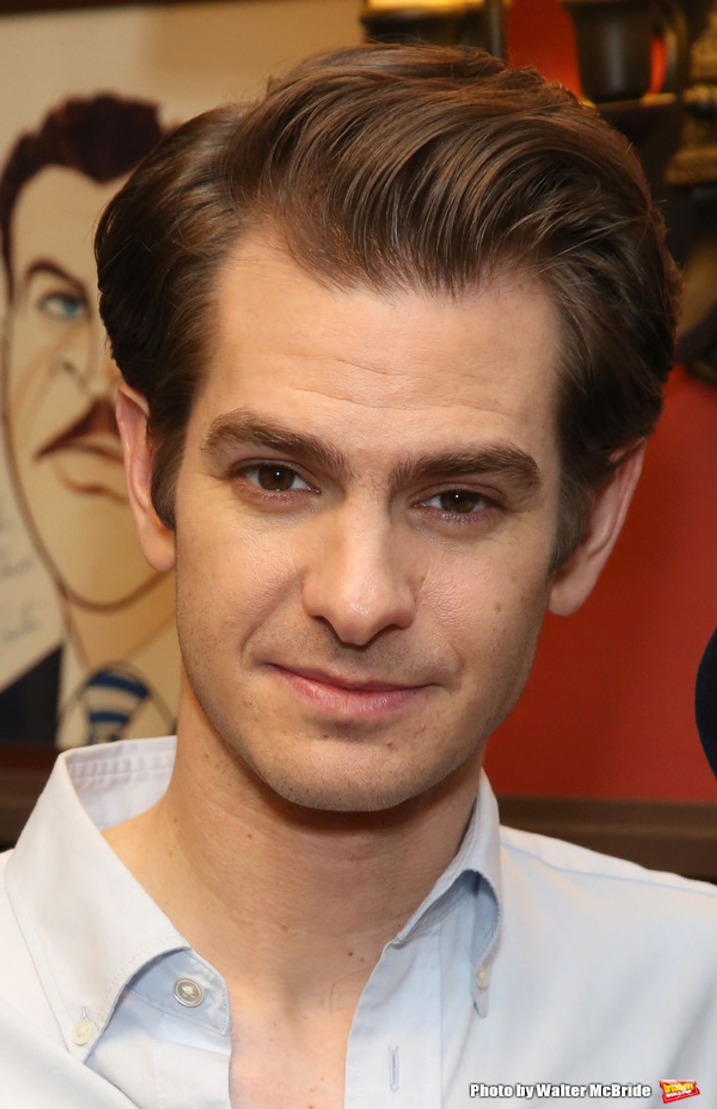 Photo Coverage: ANGELS IN AMERICA Star Andrew Garfield Celebrates His Sardi's Portrait!  Image