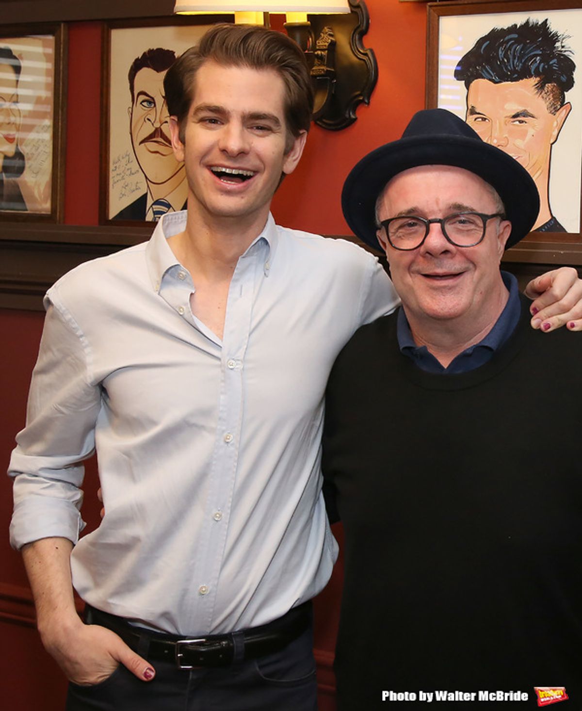 Andrew Garfield and Nathan Lane  at 