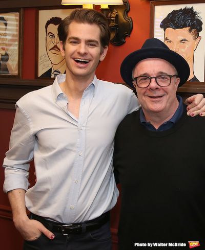 Andrew Garfield and Nathan Lane  Photo