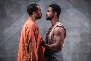 Jaime Lincoln Smith (Homer) and Kamal Angelo Bolden (Hero) @ BroadwayWorld Jaime Lincoln Smith (Homer) and Kamal Angelo Bolden (Hero) Photo