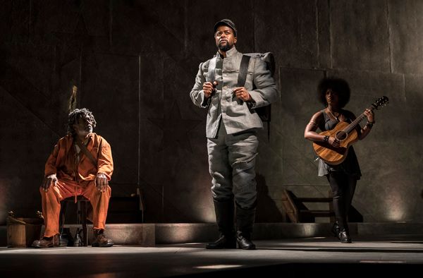 Ernest Perry Jr. (The Oldest Old Man), Kamal Angelo Bolden (Hero) and Melody Angel (M Photo