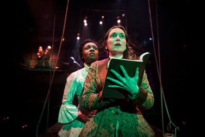 Lanise  Antoine  Shelley,  Artistic  Associate  Kasey  Foster. Photo