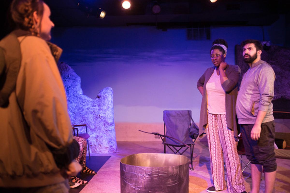 Aria Szalai-Raymond, Echaka Agba and Richard Costes at 