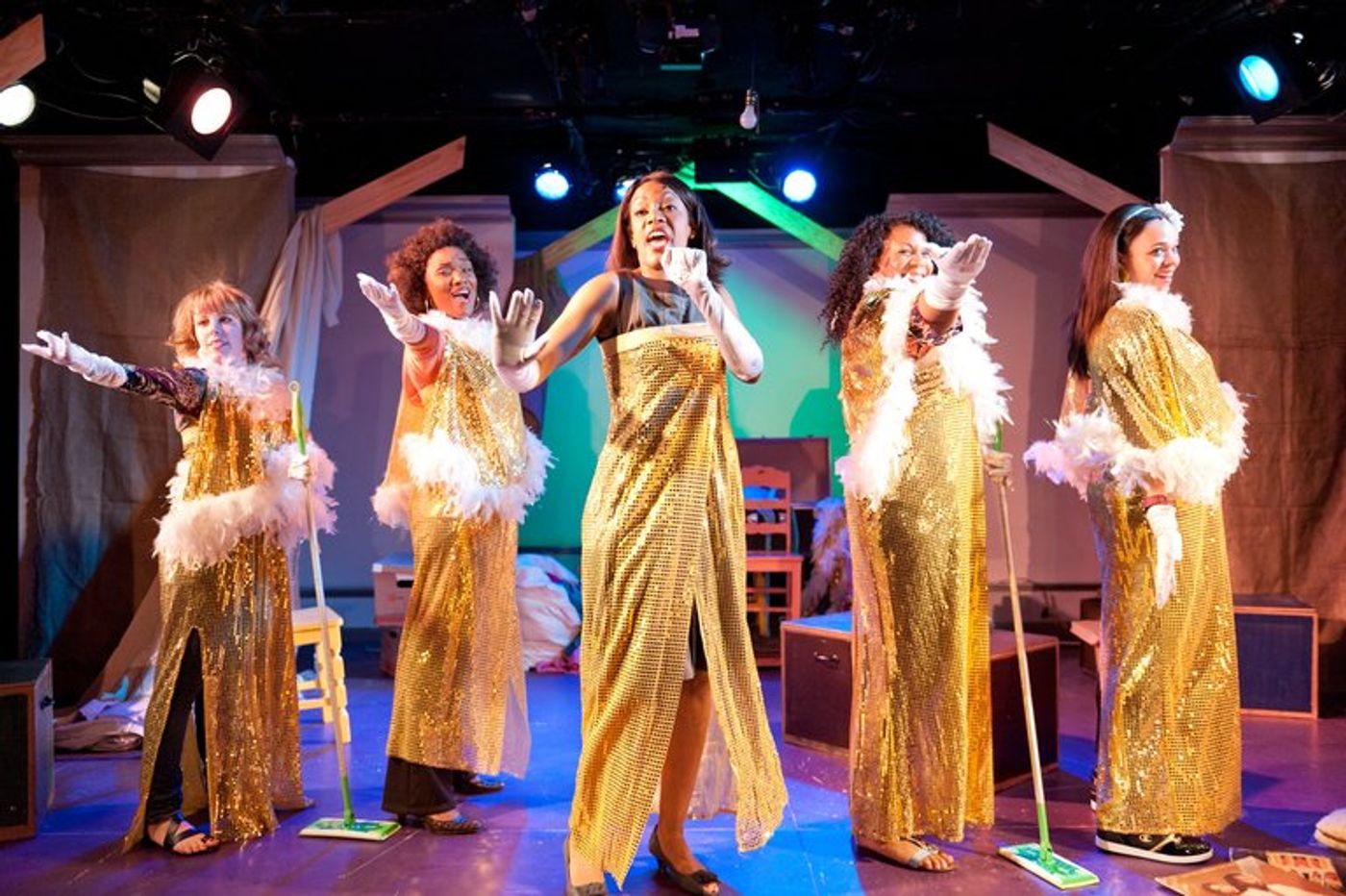 The Ensemble Theatre Sets Up For SISTAS THE MUSICAL  Image