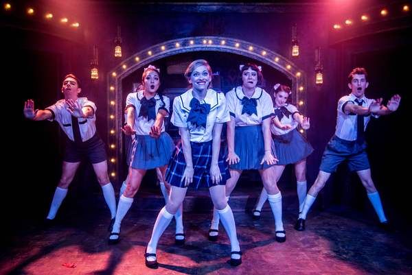 Talisa Friedman as Sally Bowles (center) with the ensemble star in the Celebration pr Photo