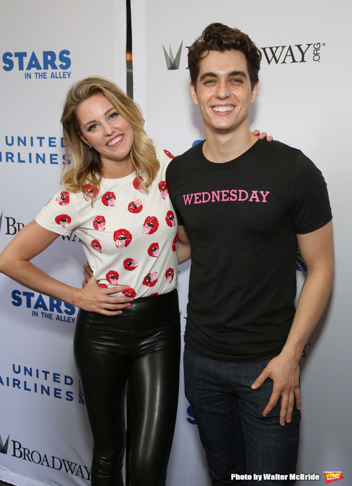 Taylor Louderman and Kyle Selig at 