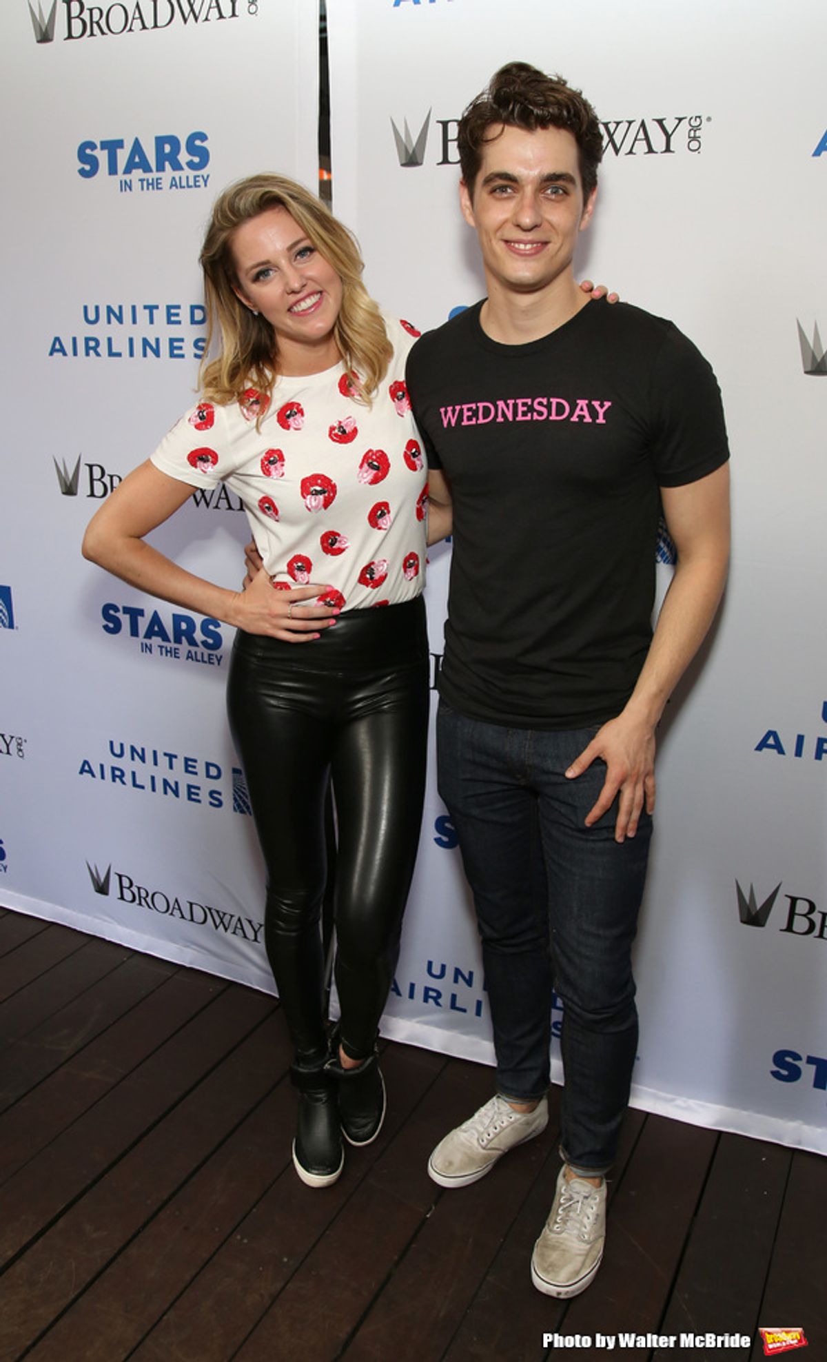 Taylor Louderman and Kyle Selig at 