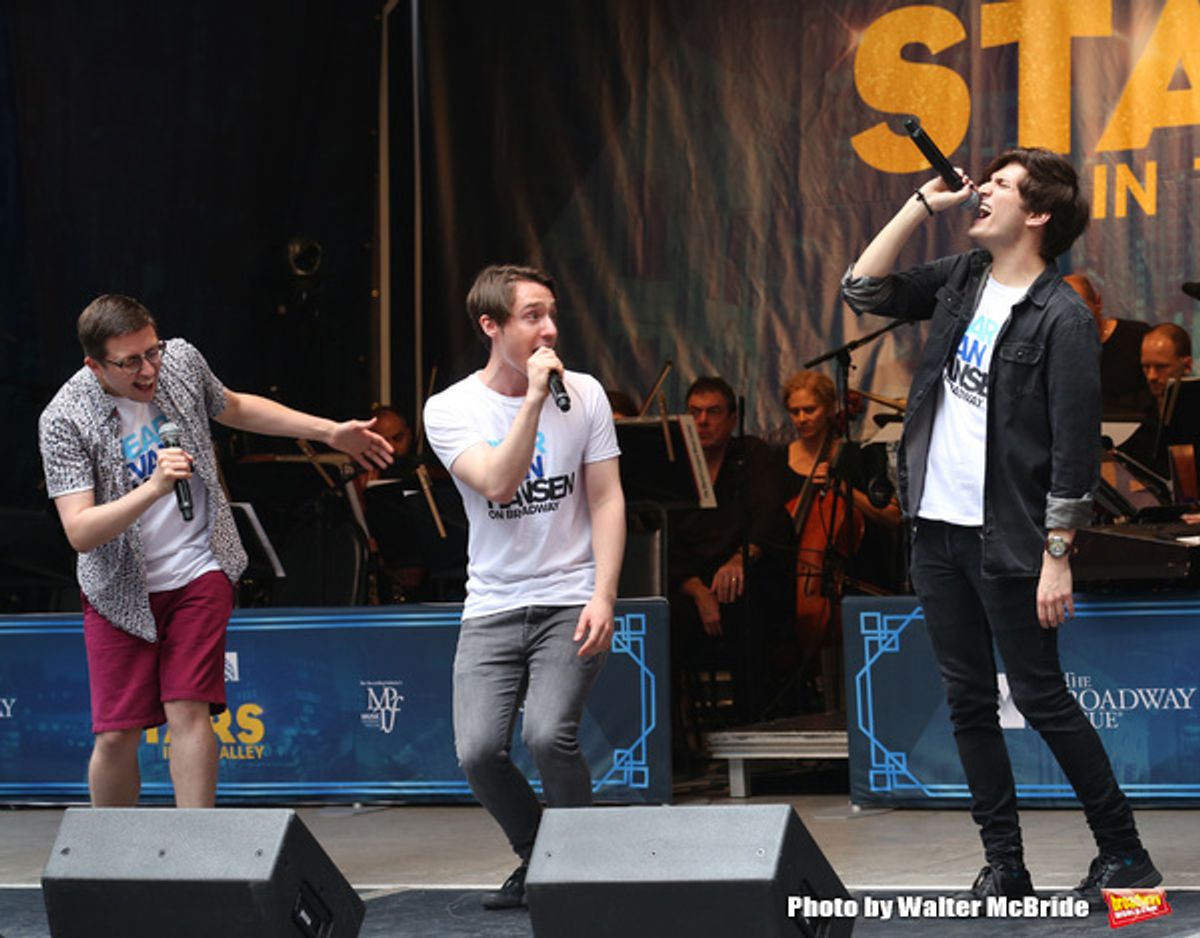 Will Roland, Michael Lee Brown and Alex Boniello at 