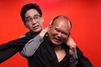 Sean-Joseph Takeo Kaha?okalani Choo as Travis, Marcus Lee as Chester in Michael Golam Photo