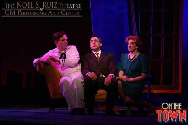 Kevin Burns (Ozzy), Rob Schindlar (Judge Pitkin), Emily Edwards (Claire) Photo