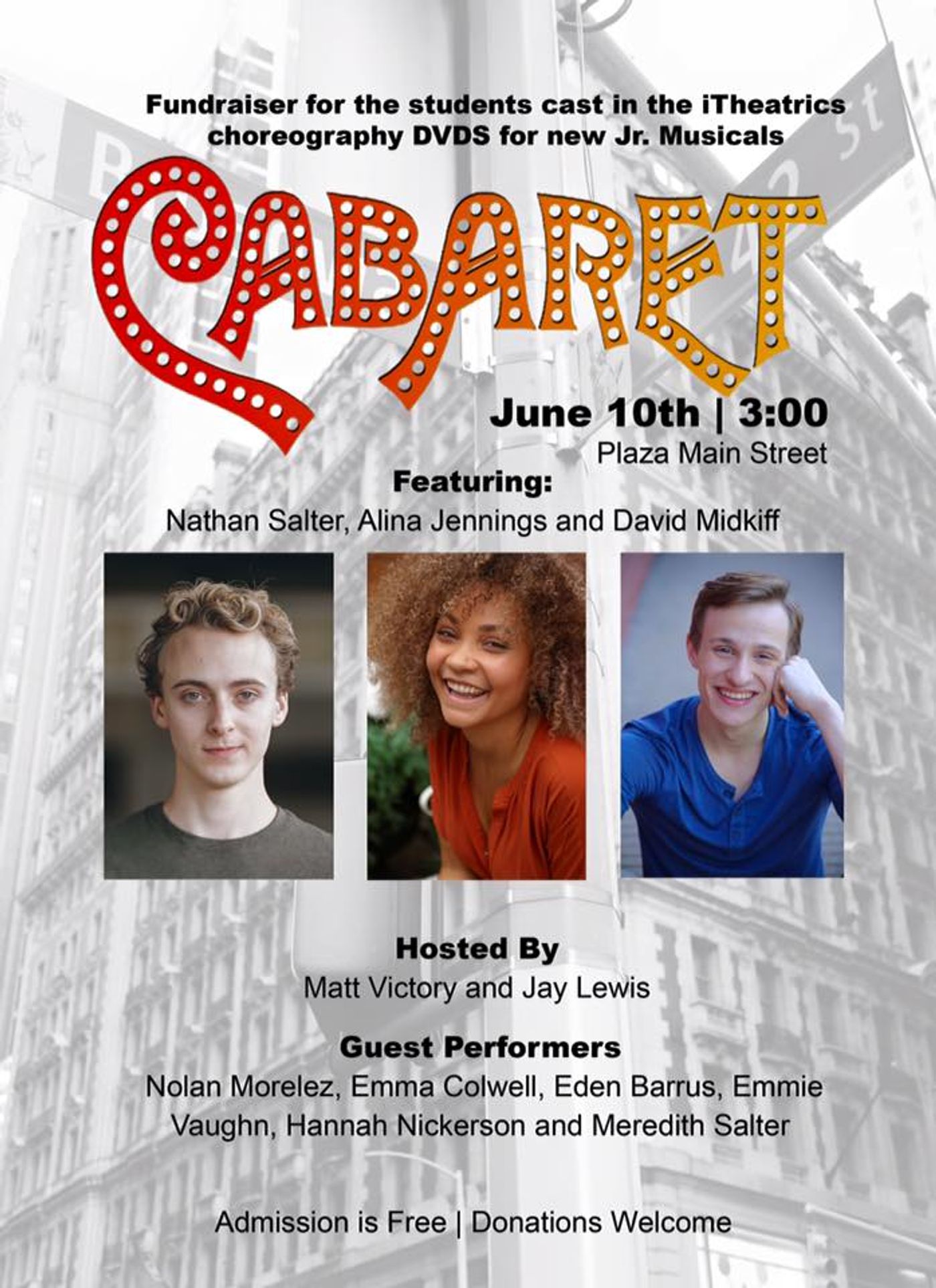 Feature: DFW STUDENTS SELECTED TO FILM BROADWAY DANCE DVDS  Image