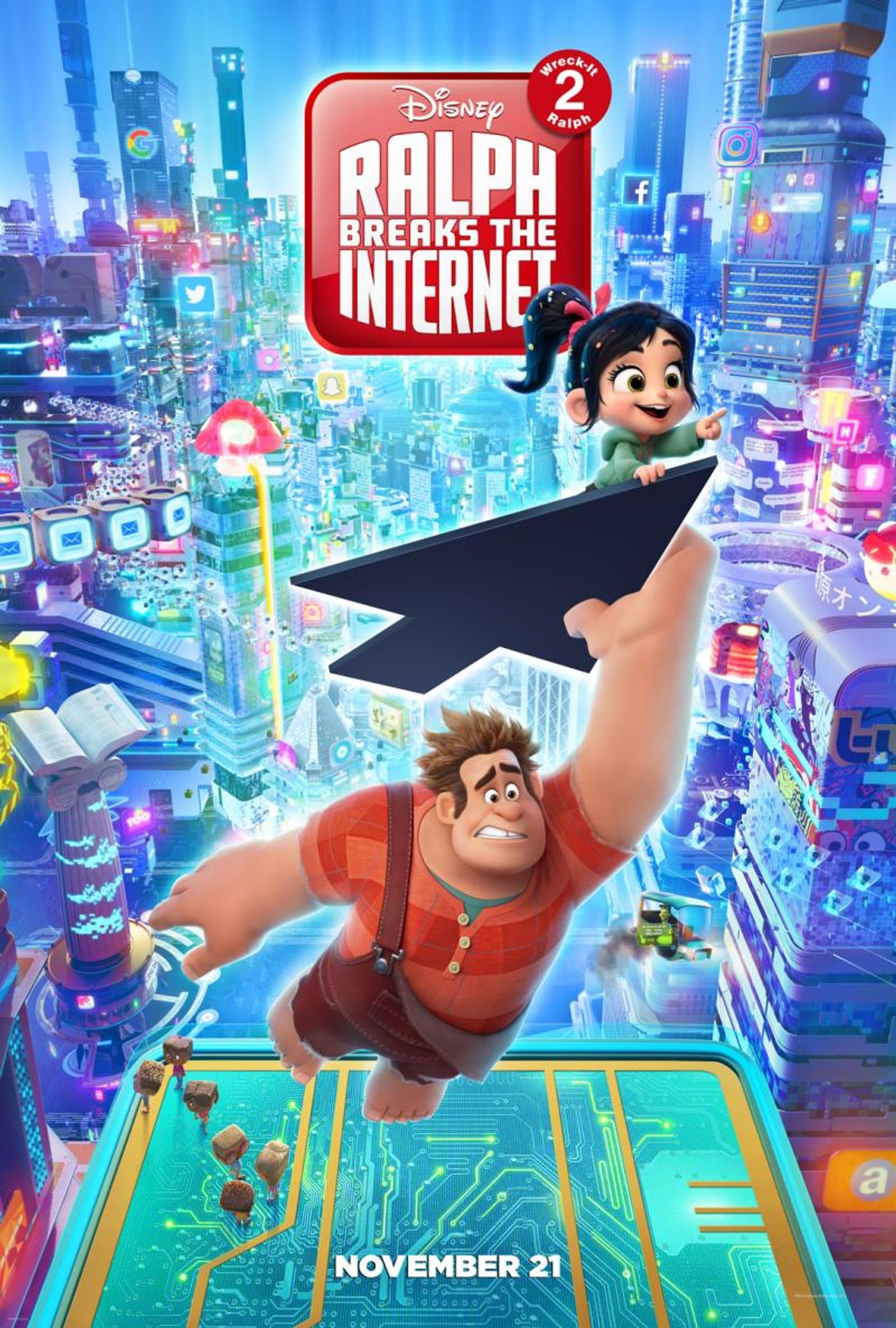 Check Out the All New Poster for WRECK IT RALPH 2  Image