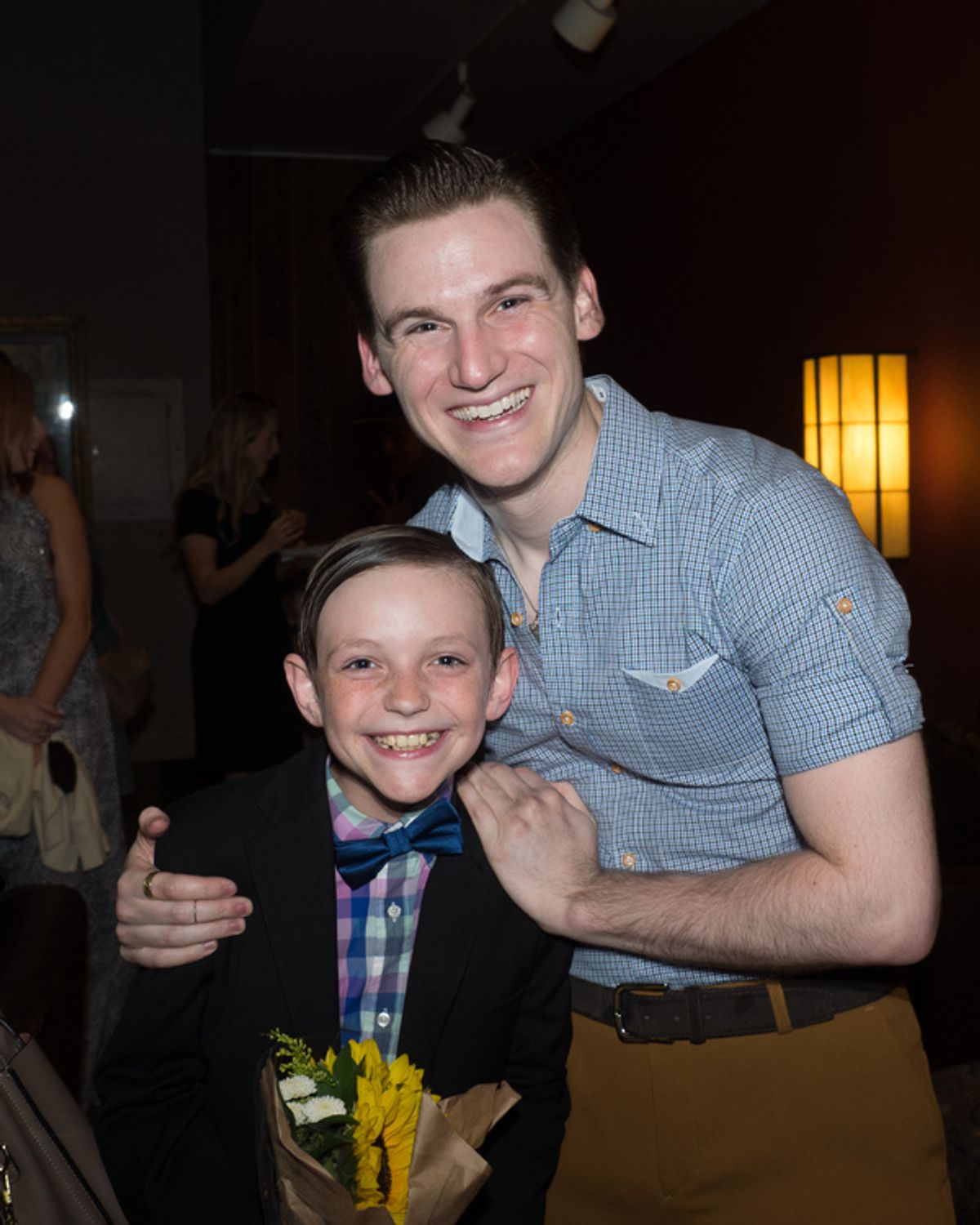 Travis Burnett and Michael James at 