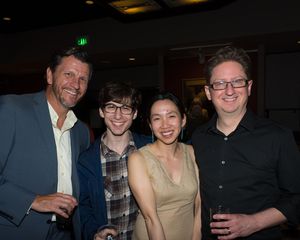 David Atkinson, Haezeline Go, and Music Director Brent Crayon Photo