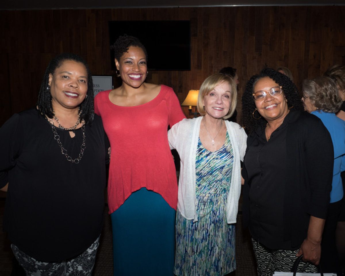 Daebreon Poiema and family with Cathy Rigby at 