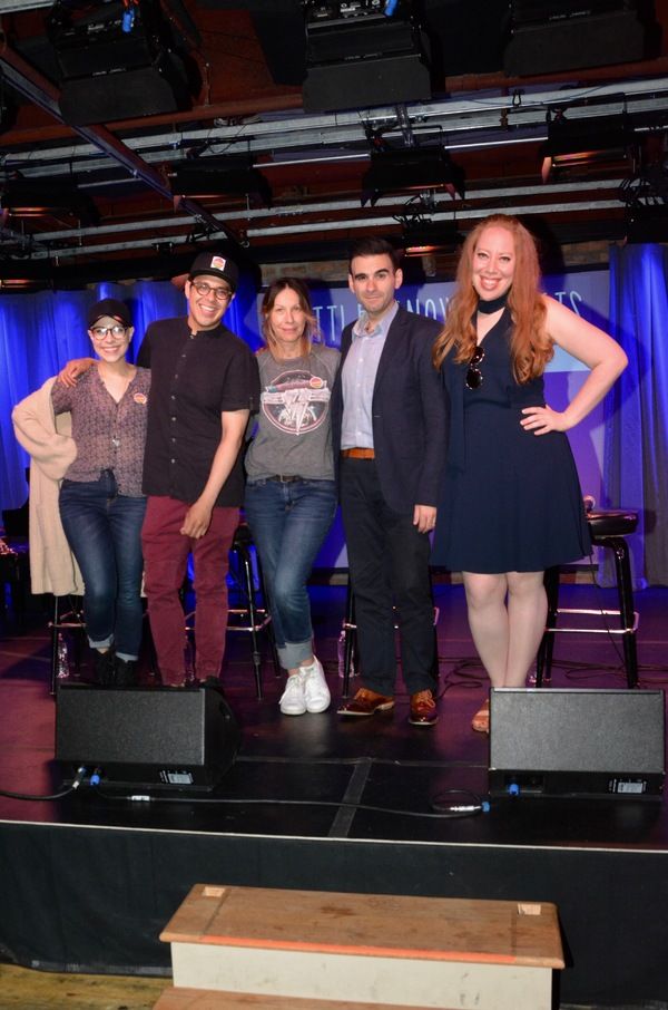 Lauren Marcus, George Salazar, Ilana Levine (Little Known Facts Host), Joe Iconis and Photo